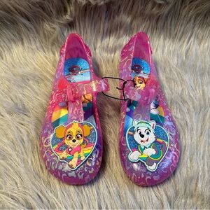 Paw Patrol Shoes Girls Size 12 Pink‎ Mary Jane Style Slip On Flats